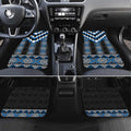 Blue Taniko Aotearoa Car Mats Niho Taniwha Mix Poutama LT14