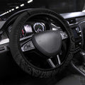 New Zealand Silver Fern Rugby Steering Wheel Cover Aotearoa Kiwi Maori Pattern
