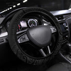 New Zealand Silver Fern Rugby Steering Wheel Cover Aotearoa Kiwi Maori Pattern