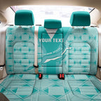 Custom South Africa Rugby Back Car Seat Cover Go Champions Springboks - Teal Version