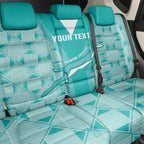 Custom South Africa Rugby Back Car Seat Cover Go Champions Springboks - Teal Version