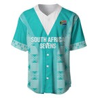 Custom South Africa Rugby Baseball Jersey Go Champions Springboks - Teal Version