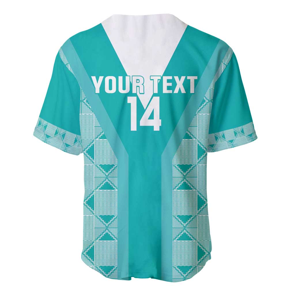 Custom South Africa Rugby Baseball Jersey Go Champions Springboks - Teal Version