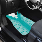 Custom South Africa Rugby Car Mats Go Champions Springboks - Teal Version