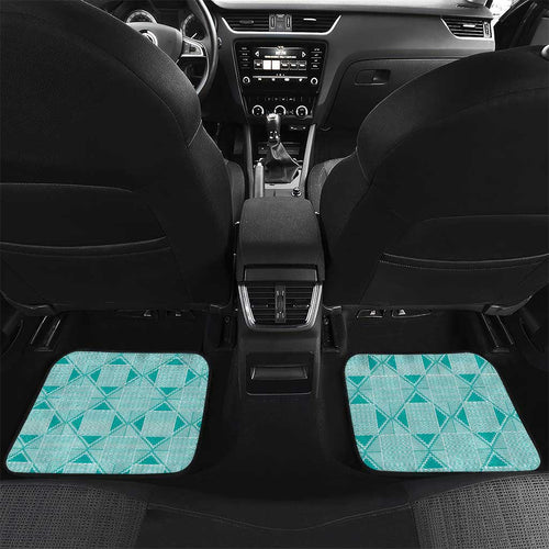 Custom South Africa Rugby Car Mats Go Champions Springboks - Teal Version