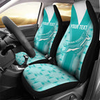 Custom South Africa Rugby Car Seat Cover Go Champions Springboks - Teal Version