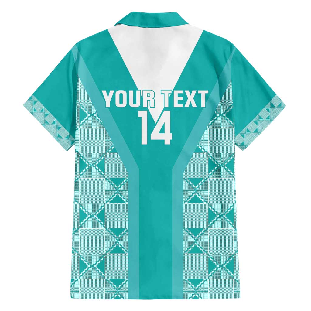Custom South Africa Rugby Hawaiian Shirt Go Champions Springboks - Teal Version