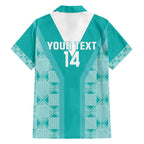 Custom South Africa Rugby Hawaiian Shirt Go Champions Springboks - Teal Version