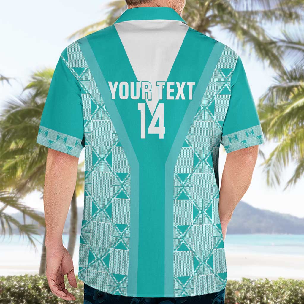 Custom South Africa Rugby Hawaiian Shirt Go Champions Springboks - Teal Version