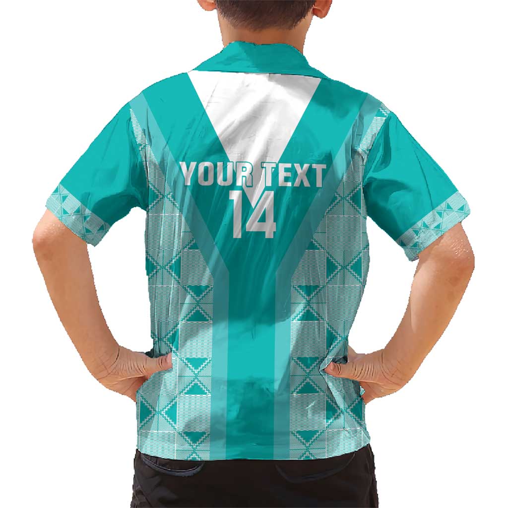 Custom South Africa Rugby Hawaiian Shirt Go Champions Springboks - Teal Version