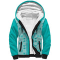 Custom South Africa Rugby Sherpa Hoodie Go Champions Springboks - Teal Version
