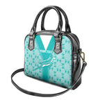 Custom South Africa Rugby Shoulder Handbag Go Champions Springboks - Teal Version