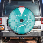 Custom South Africa Rugby Spare Tire Cover Go Champions Springboks - Teal Version