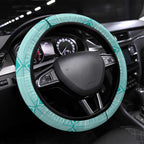 South Africa Rugby Steering Wheel Cover Go Champions Springboks - Teal Version