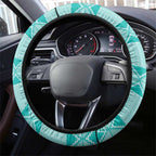 South Africa Rugby Steering Wheel Cover Go Champions Springboks - Teal Version