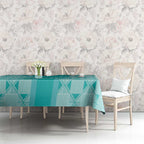 Custom South Africa Rugby Tablecloth Go Champions Springboks - Teal Version