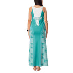 Custom South Africa Rugby Tank Maxi Dress Go Champions Springboks - Teal Version