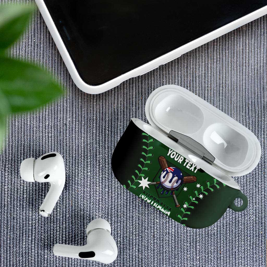 Australia 2026 Baseball Custom AirPods Case Go Aussie Drip Style