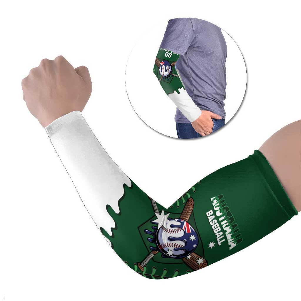 Australia 2026 Baseball Custom Arm Sleeves Go Aussie Drip Style
