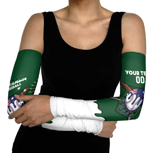 Australia 2026 Baseball Custom Arm Sleeves Go Aussie Drip Style