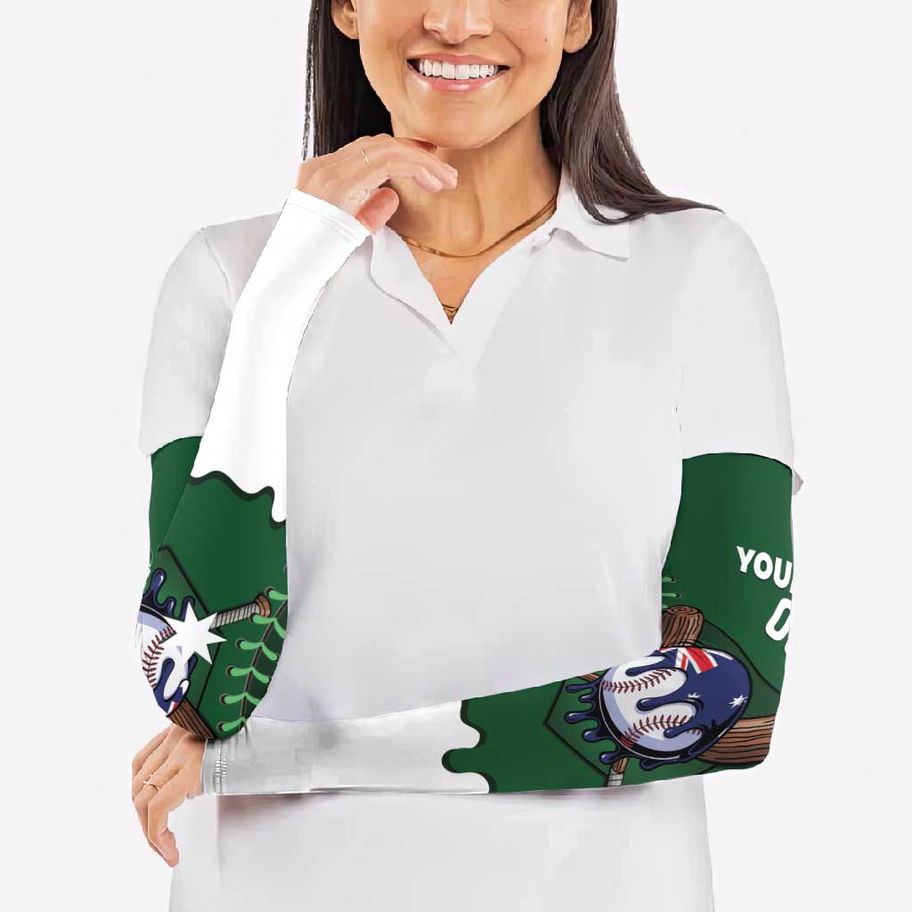 Australia 2026 Baseball Custom Arm Sleeves Go Aussie Drip Style