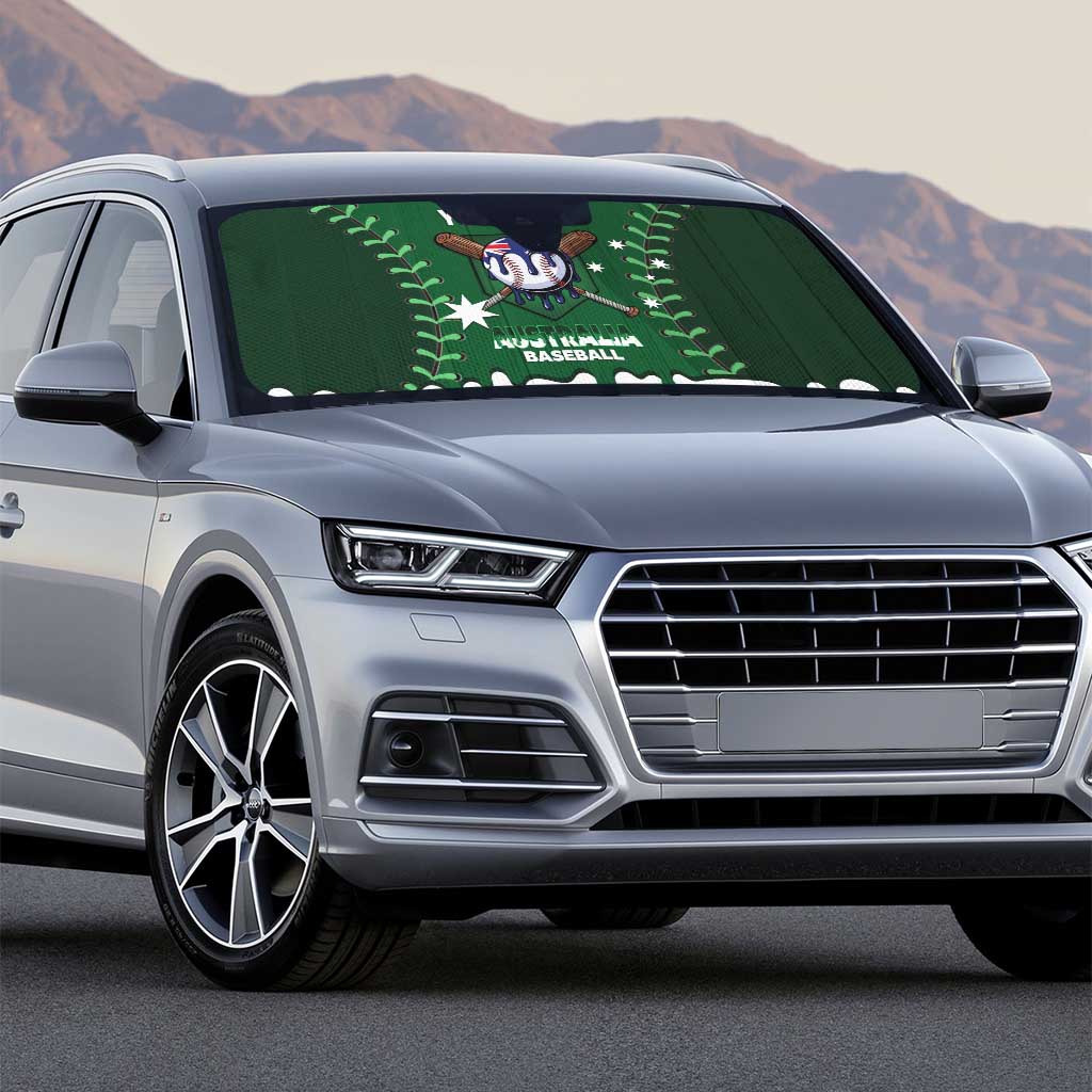 Australia 2026 Baseball Custom Auto Sun Shade Go Aussie Drip Style