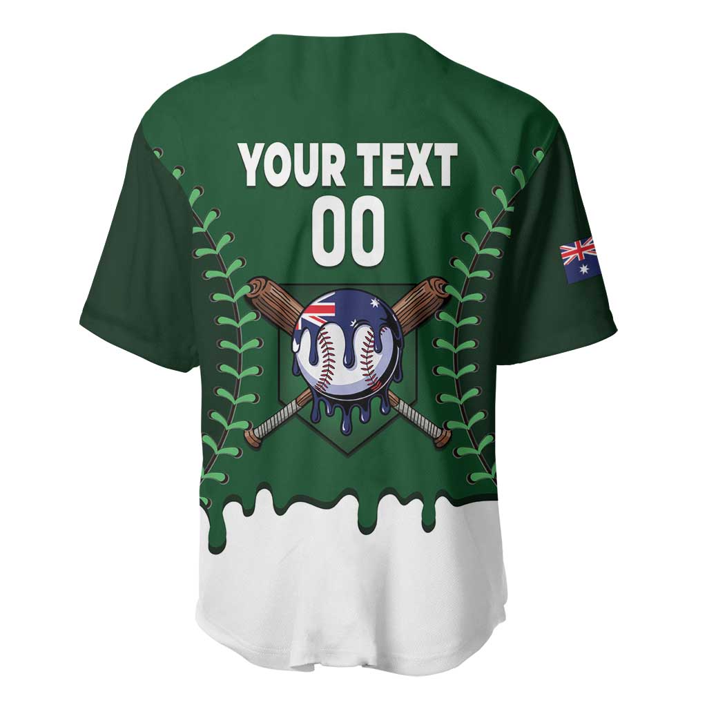 Australia 2026 Baseball Custom Baseball Jersey Go Aussie Drip Style