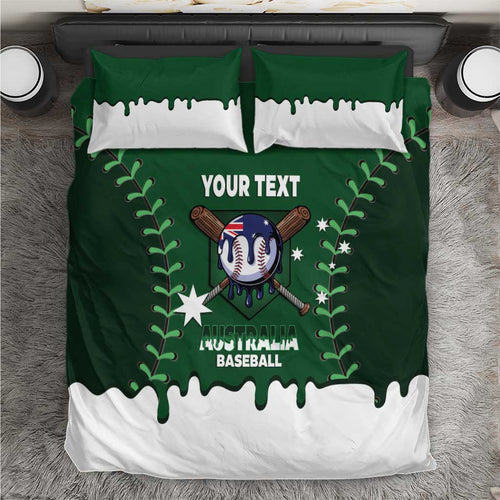 Australia 2026 Baseball Custom Bedding Set Go Aussie Drip Style