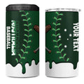 Australia 2026 Baseball Custom 4 in 1 Can Cooler Tumbler Go Aussie Drip Style