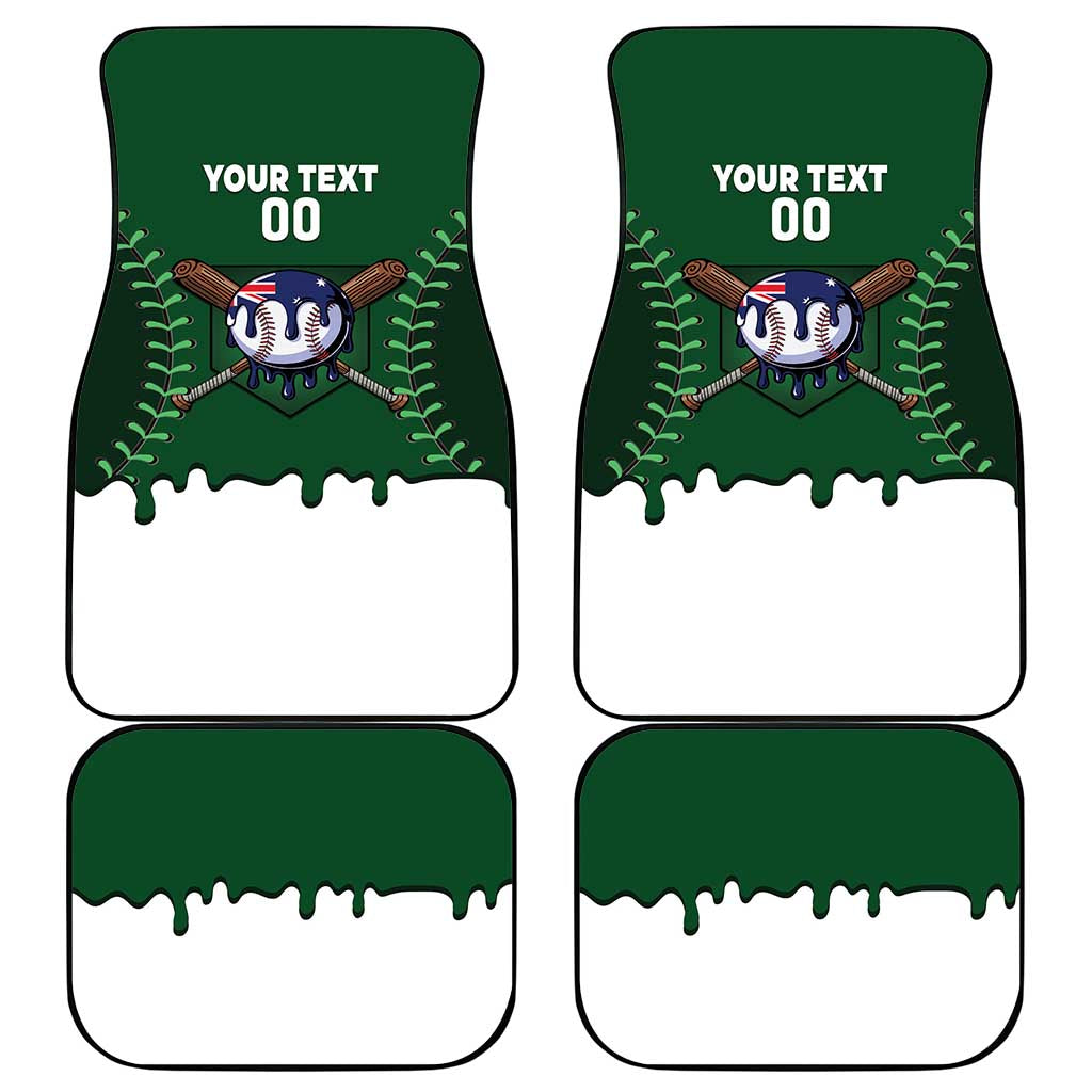 Australia 2026 Baseball Custom Car Mats Go Aussie Drip Style