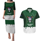Australia 2026 Baseball Custom Couples Matching Puletasi and Hawaiian Shirt Go Aussie Drip Style