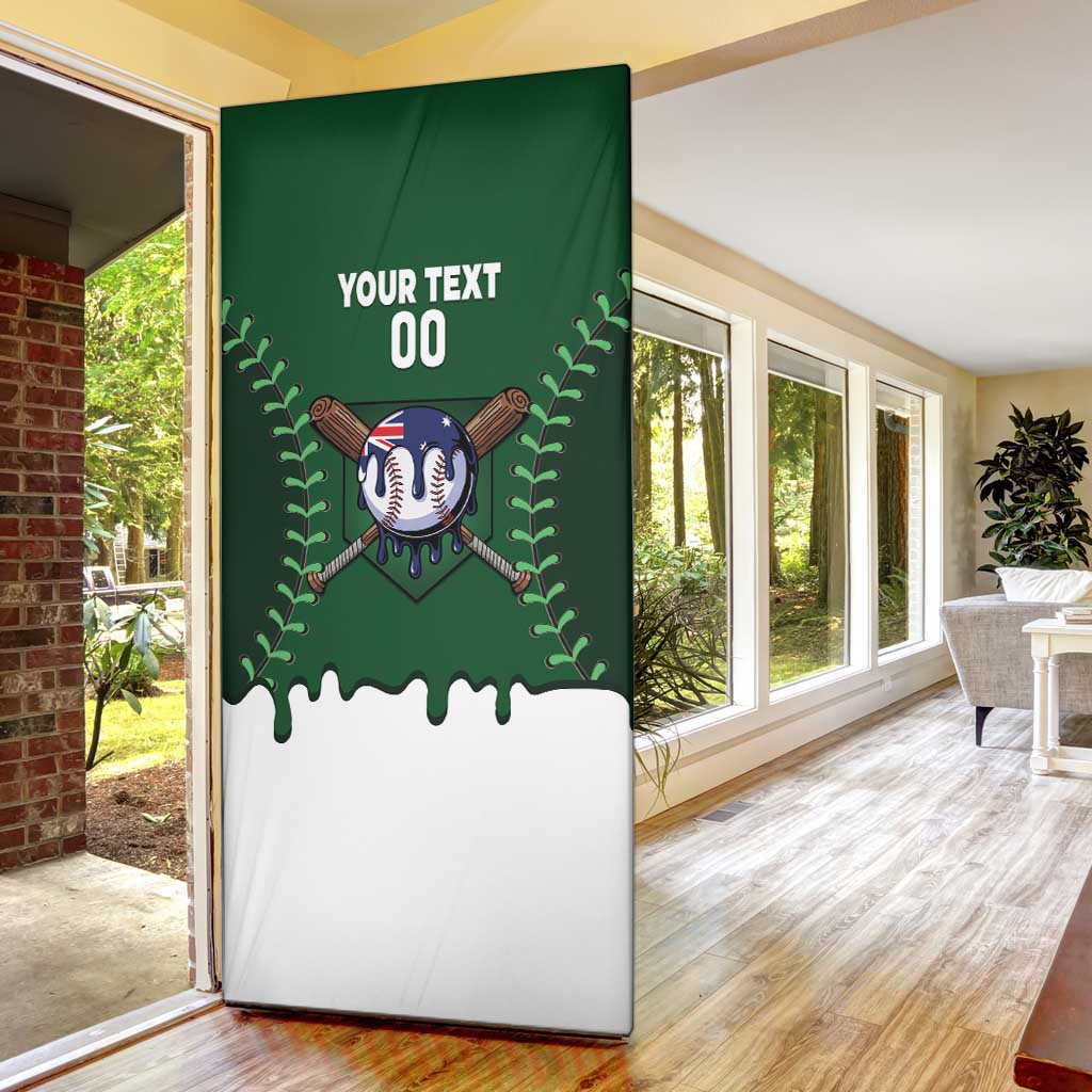 Australia 2026 Baseball Custom Door Cover Go Aussie Drip Style