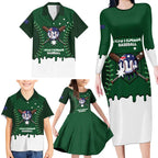 Australia 2026 Baseball Custom Family Matching Long Sleeve Bodycon Dress and Hawaiian Shirt Go Aussie Drip Style