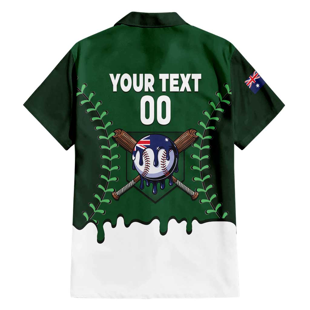 Australia 2026 Baseball Custom Family Matching Mermaid Dress and Hawaiian Shirt Go Aussie Drip Style