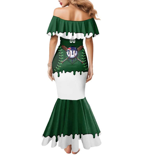 Australia 2026 Baseball Custom Family Matching Mermaid Dress and Hawaiian Shirt Go Aussie Drip Style