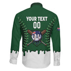 Australia 2026 Baseball Custom Family Matching Off Shoulder Maxi Dress and Hawaiian Shirt Go Aussie Drip Style