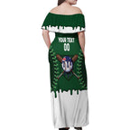 Australia 2026 Baseball Custom Family Matching Off Shoulder Maxi Dress and Hawaiian Shirt Go Aussie Drip Style