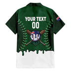 Australia 2026 Baseball Custom Family Matching Puletasi and Hawaiian Shirt Go Aussie Drip Style