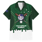 Australia 2026 Baseball Custom Family Matching Summer Maxi Dress and Hawaiian Shirt Go Aussie Drip Style