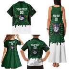 Australia 2026 Baseball Custom Family Matching Tank Maxi Dress and Hawaiian Shirt Go Aussie Drip Style
