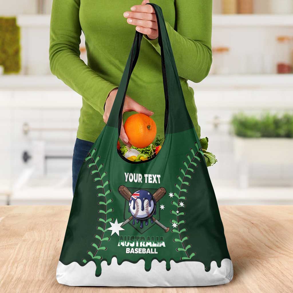 Australia 2026 Baseball Custom Grocery Bag Go Aussie Drip Style