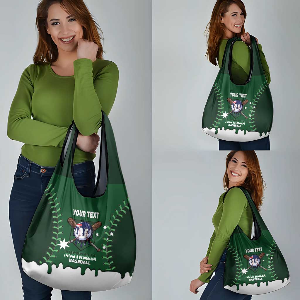 Australia 2026 Baseball Custom Grocery Bag Go Aussie Drip Style