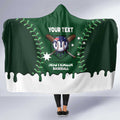 Australia 2026 Baseball Custom Hooded Blanket Go Aussie Drip Style