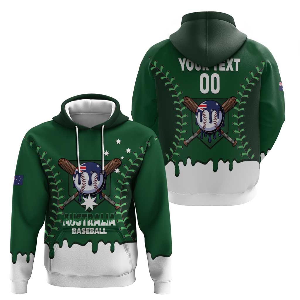 Australia 2026 Baseball Custom Hoodie Go Aussie Drip Style