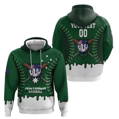 Australia 2026 Baseball Custom Hoodie Go Aussie Drip Style