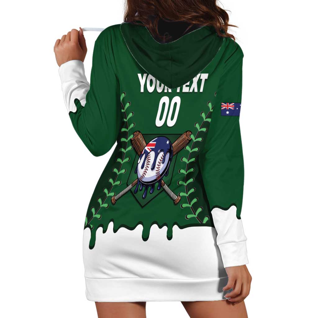 Australia 2026 Baseball Custom Hoodie Dress Go Aussie Drip Style