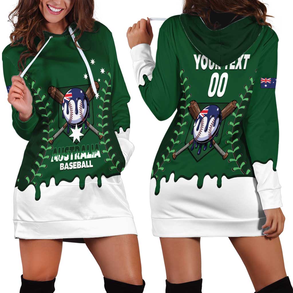 Australia 2026 Baseball Custom Hoodie Dress Go Aussie Drip Style