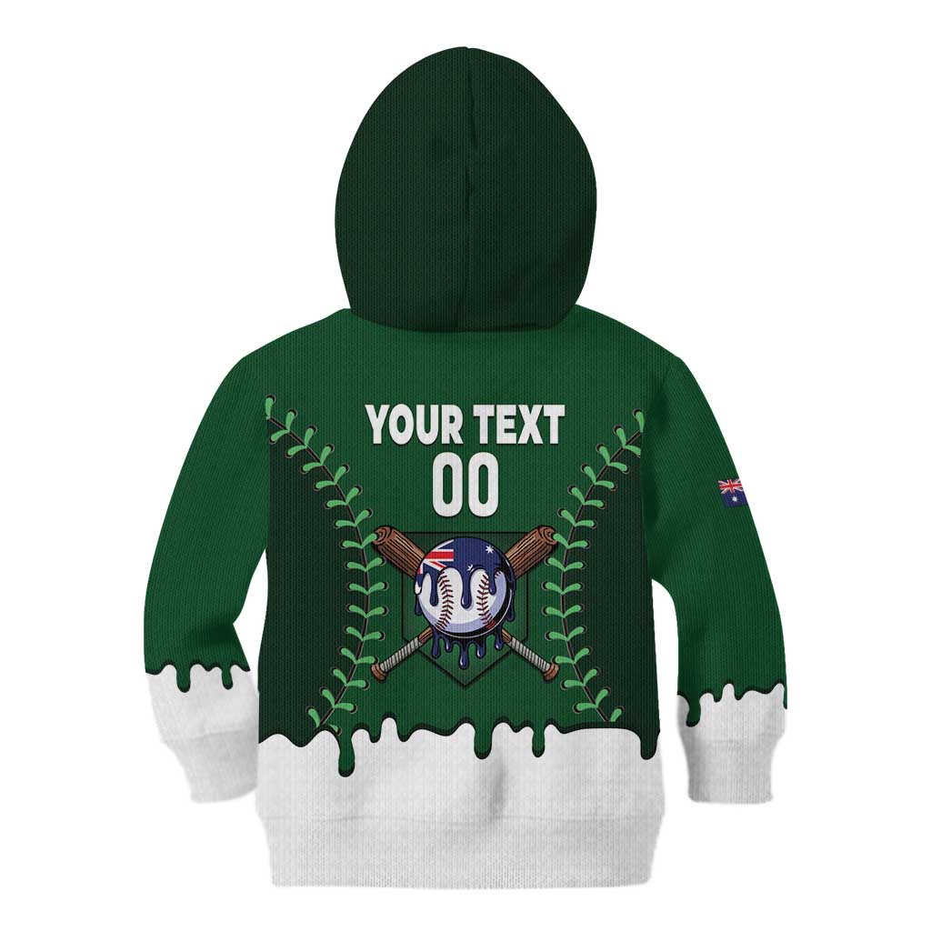 Australia 2026 Baseball Custom Kid Hoodie Go Aussie Drip Style