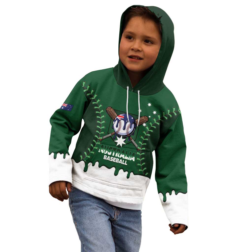 Australia 2026 Baseball Custom Kid Hoodie Go Aussie Drip Style