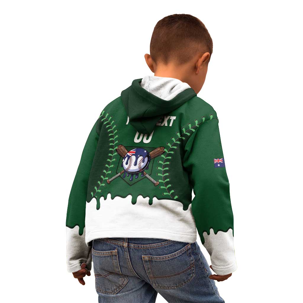 Australia 2026 Baseball Custom Kid Hoodie Go Aussie Drip Style